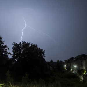 Fotograf Düren Blitz bei Unwetter