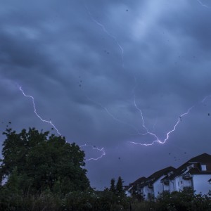 Fotograf Düren Blitze bei Unwetter