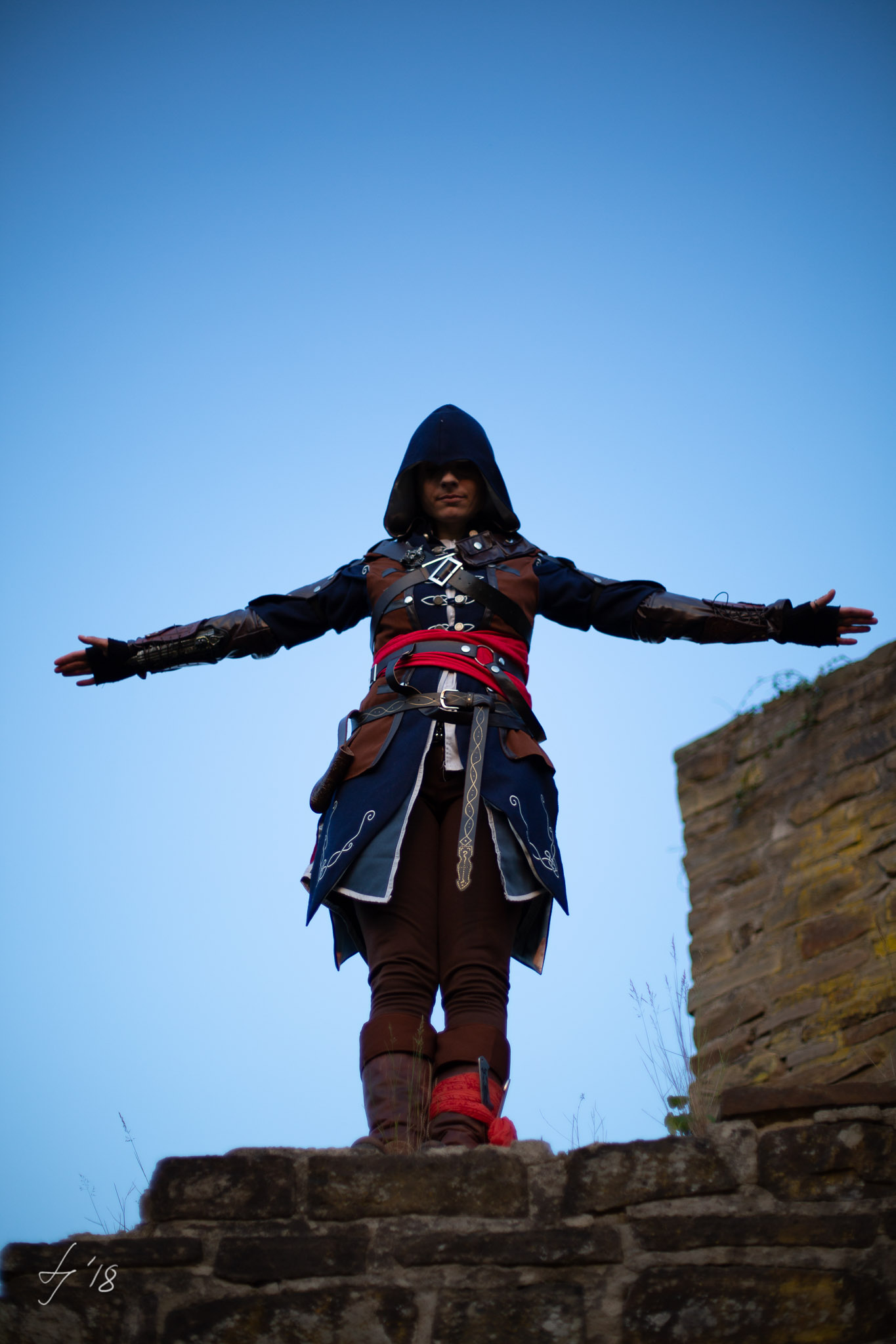 Charakter Portrait beim Assassins Creed Foto Shooting in Blankenberg. Model: Anna | Charakter: Edward Kenway | Bild: LS Photographie - Sebastian Lehmann