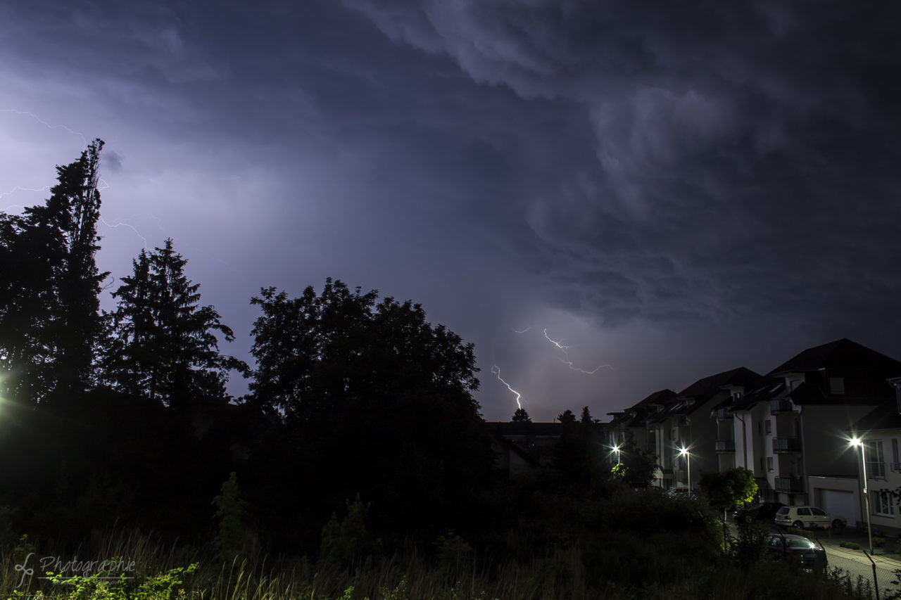 Fotograf Düren Blitz bei Unwetter