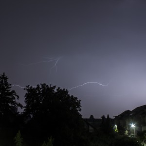 Fotograf Düren Blitz bei Unwetter