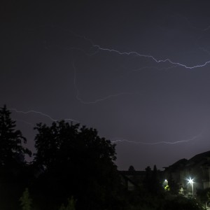 Fotograf Düren Blitz bei Unwetter
