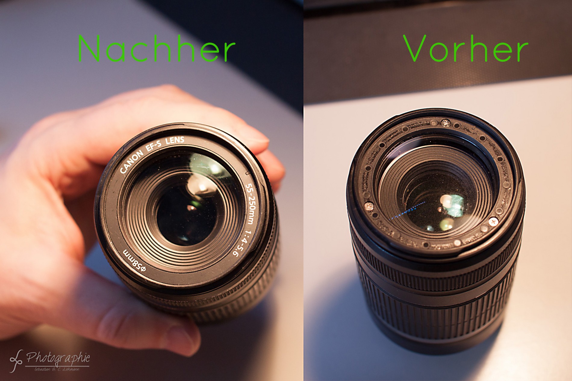 Vorher-Nachher Vergleich