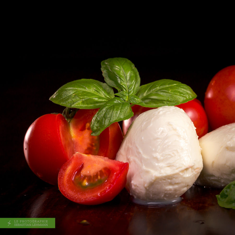 Fotograf Düren Produktfoto Tomate Mozzarella Basilikum