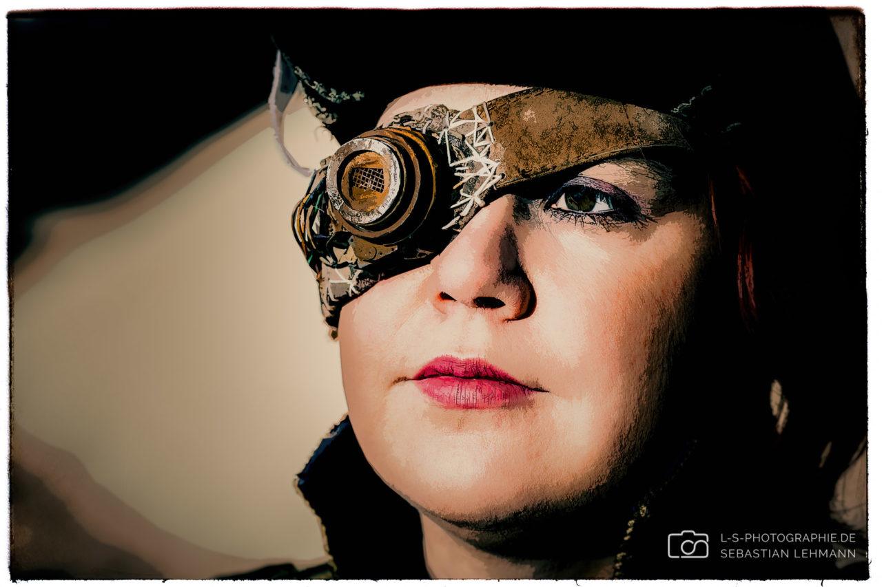 "Tiefen des Weltalls - Freihändler Lordkapitän Ezekiel" Portrait Model: Nora von Radioactive Dawn Costumes | Bild: LS Photographie - Sebastian Lehmann